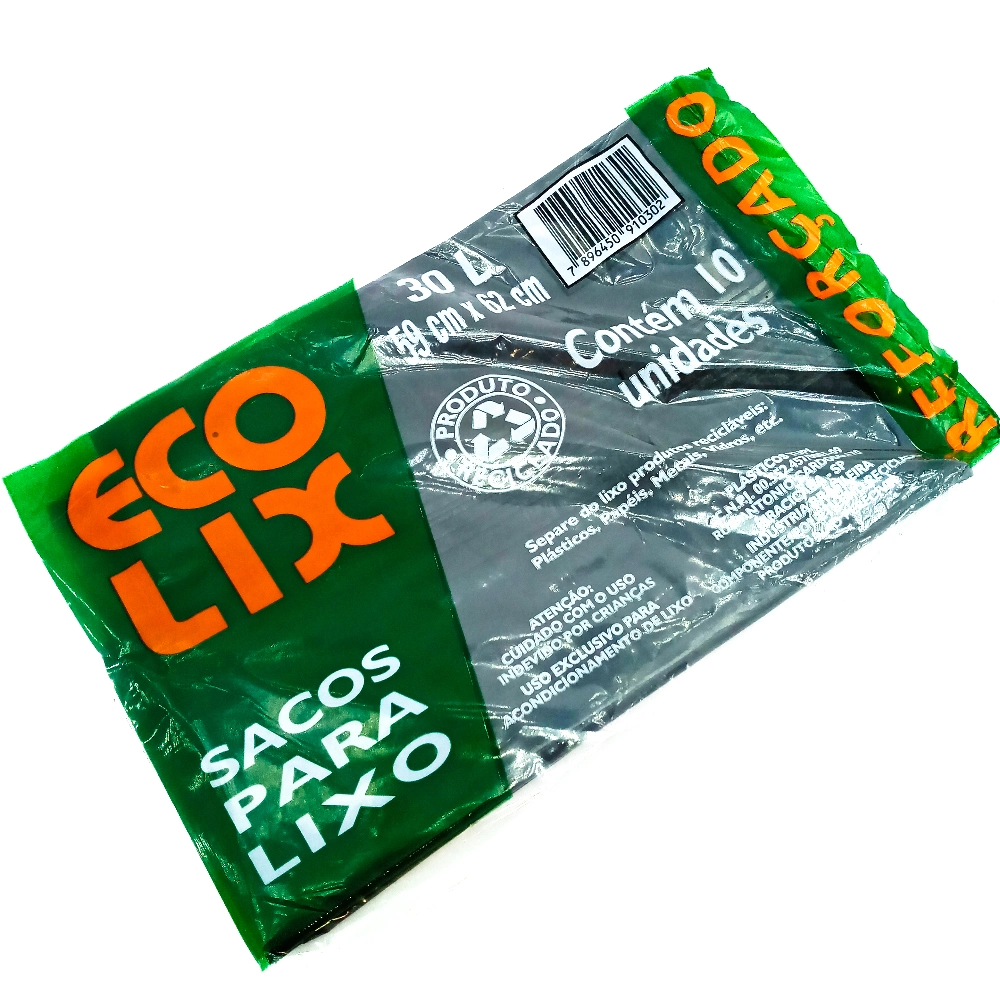 Saco De Lixo Eco Lix 30 Lts C/10