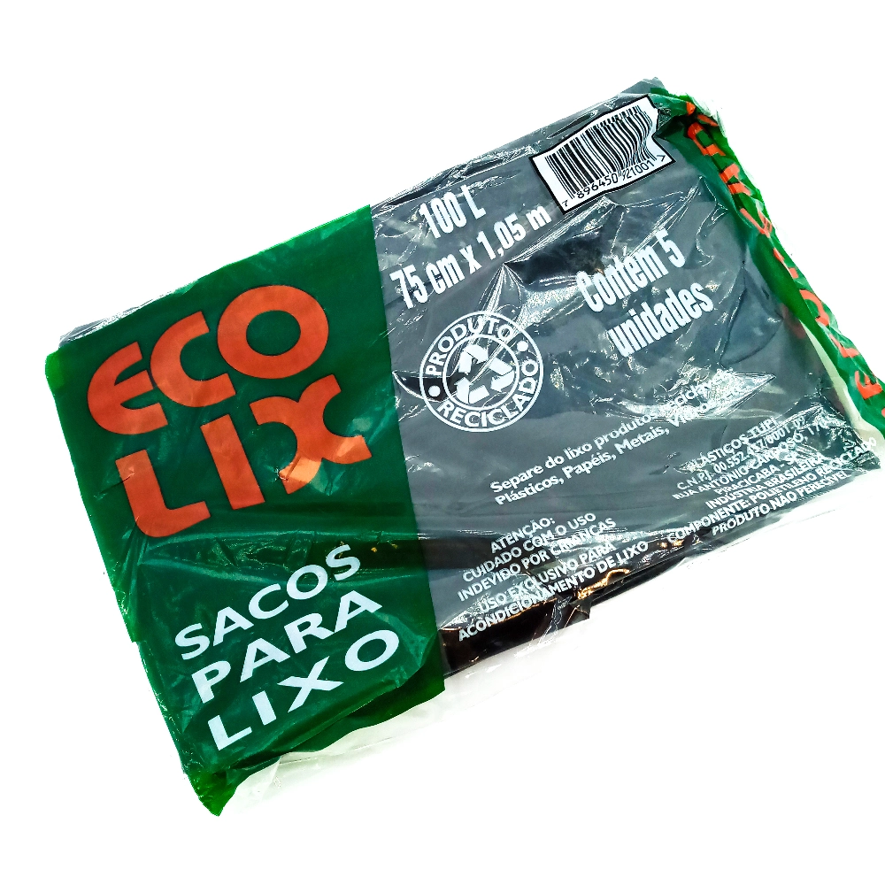 Saco De Lixo Eco Lix 100 Lts C/5