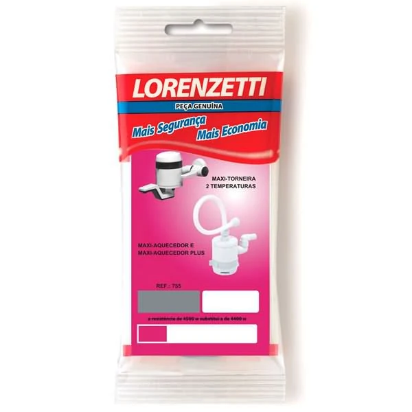 Resistência para Maxi Aquecedor 755-C 5400W 250V (220V) Lorenzetti
