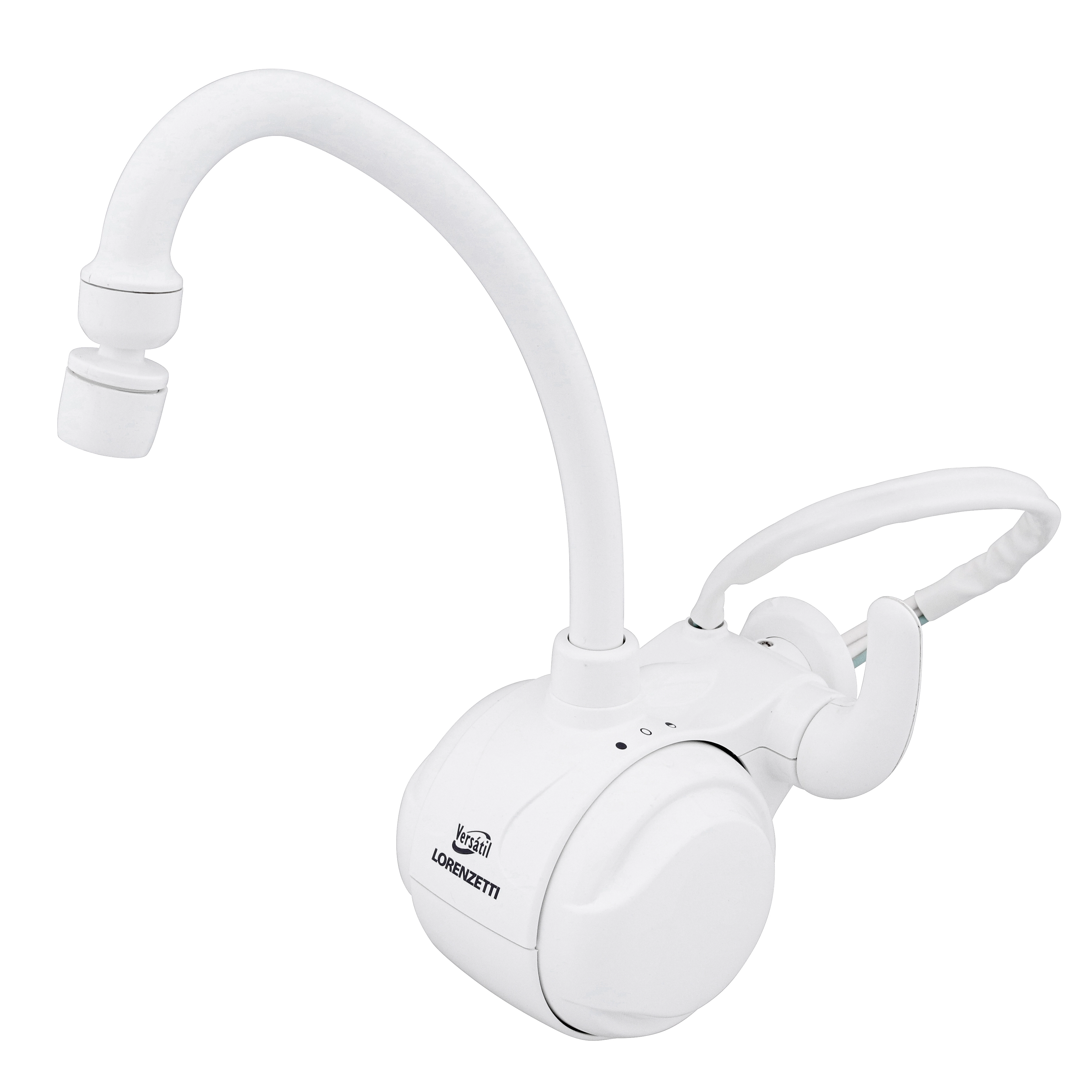 Torneira Elétrica para Parede de Cozinha 127V (110V) Branco Versátil Lorenzetti
