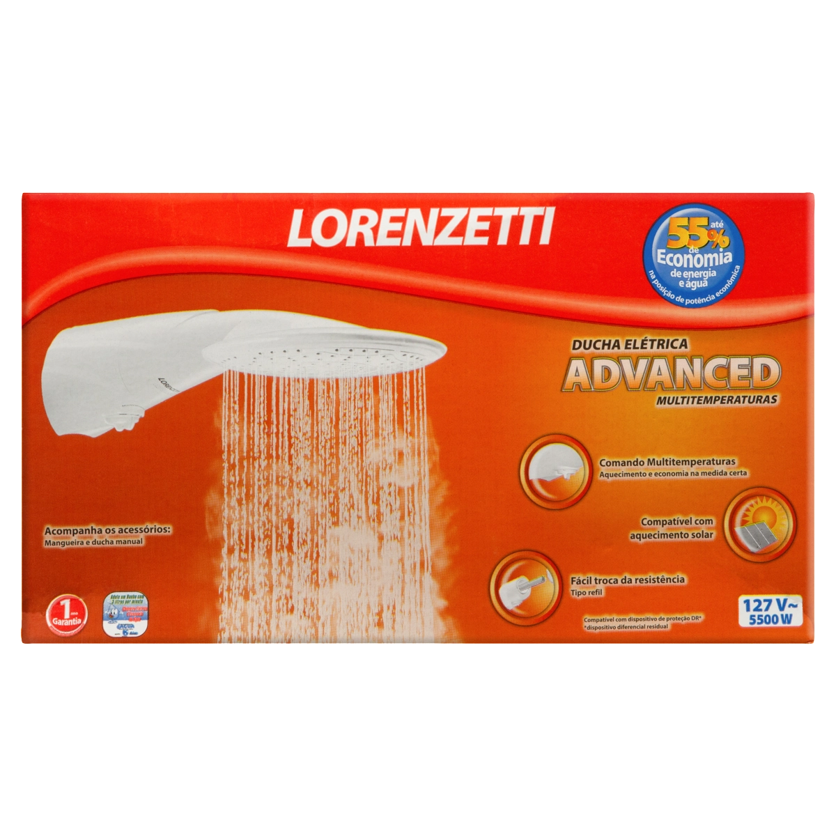 Ducha Elétrica Multitemperaturas Advanced LORENZETTI