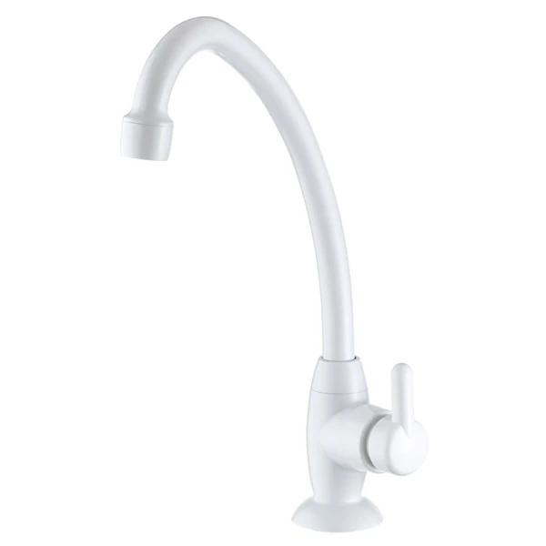 Torneira para Cozinha de Mesa Bica Móvel Lorenbric Branca