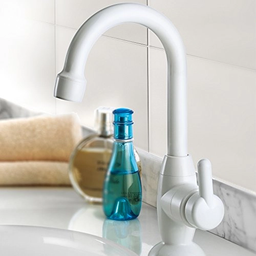 Torneira para Lavatório de Mesa Bica Alta Branca Lorenbric Branca