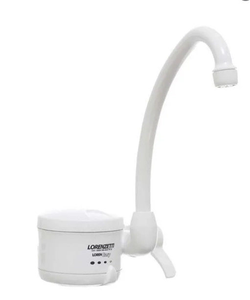 Torneira Elétrica 127v Loren Easy 4800W Branco Lorenzetti