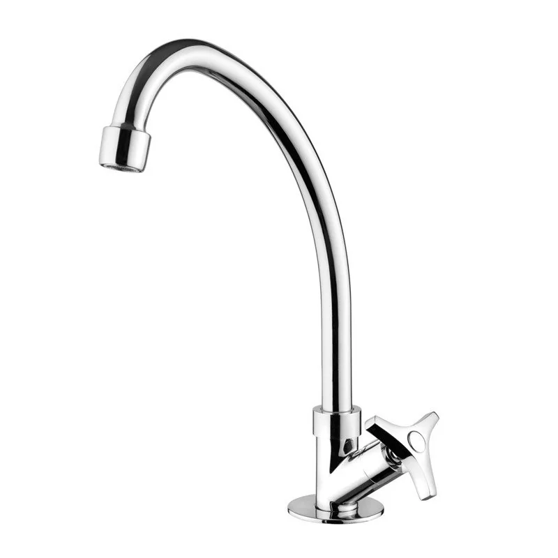 Torneira para Cozinha de Mesa Bica Movel Lorenway Cromado