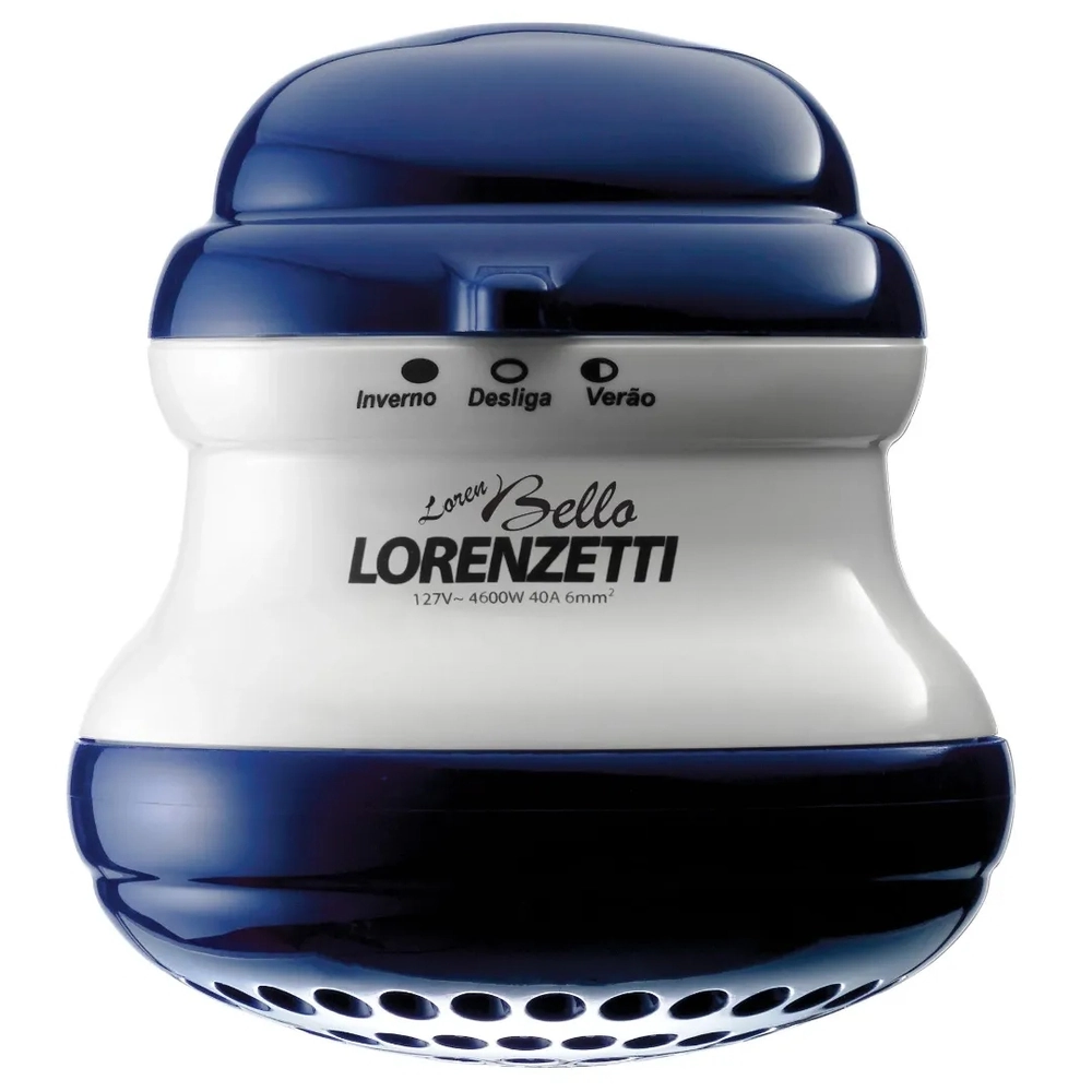 Chuveiro Elétrico Lorenbello 5500w 220v Azul E Branco