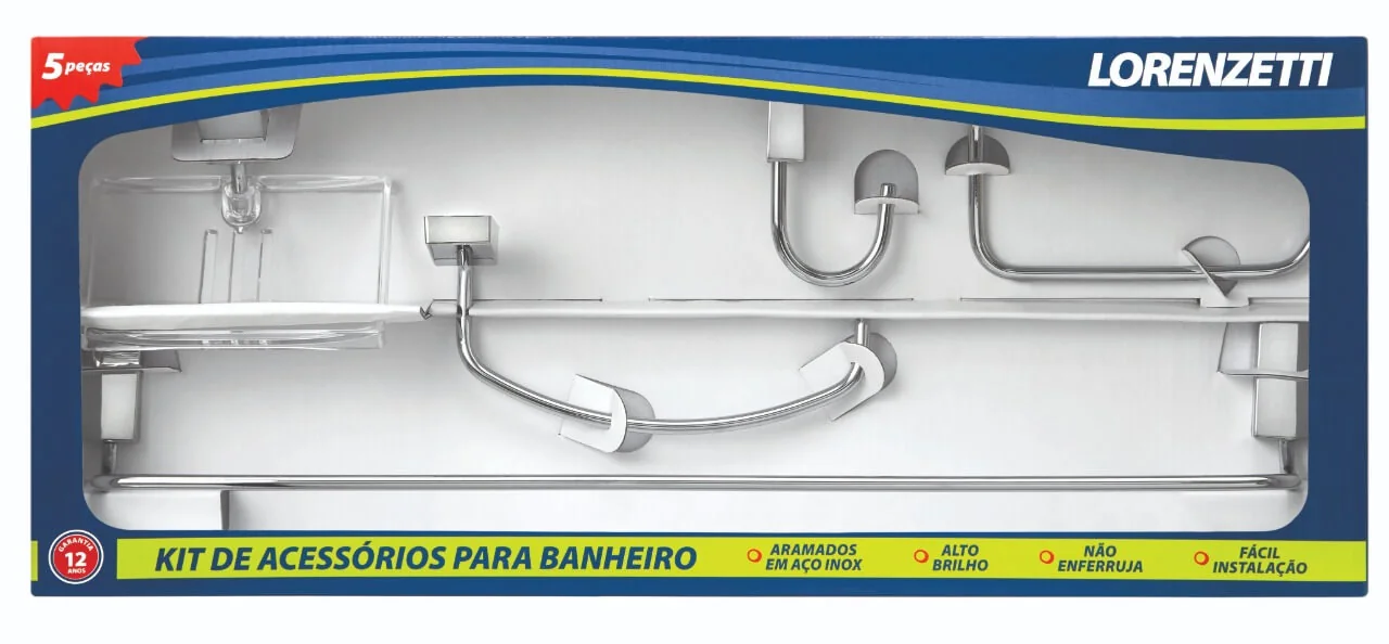 Kit De Acessorios Com 5 Peças Lorenzetti Lorenway 2000 C30