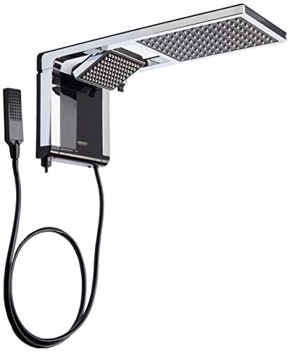 Chuveiro Ducha 220V Acqua Duo Black Ultra Preto Cromado Lorenzetti