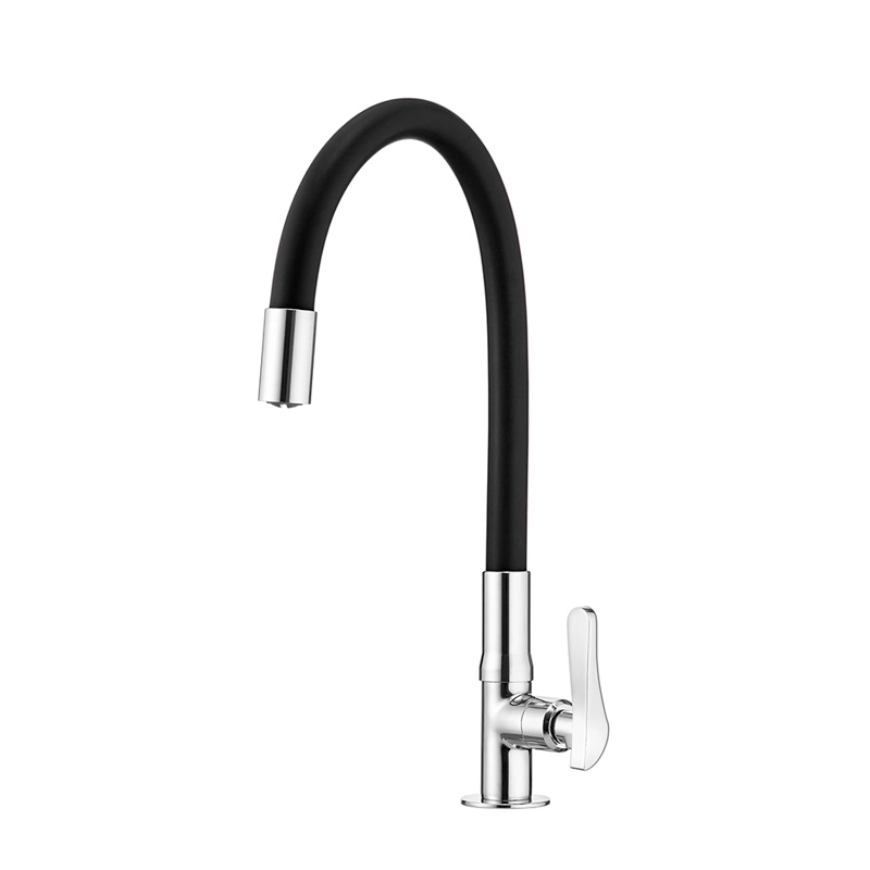Torneira para Cozinha de Mesa Bica Flexível B27 - Preto