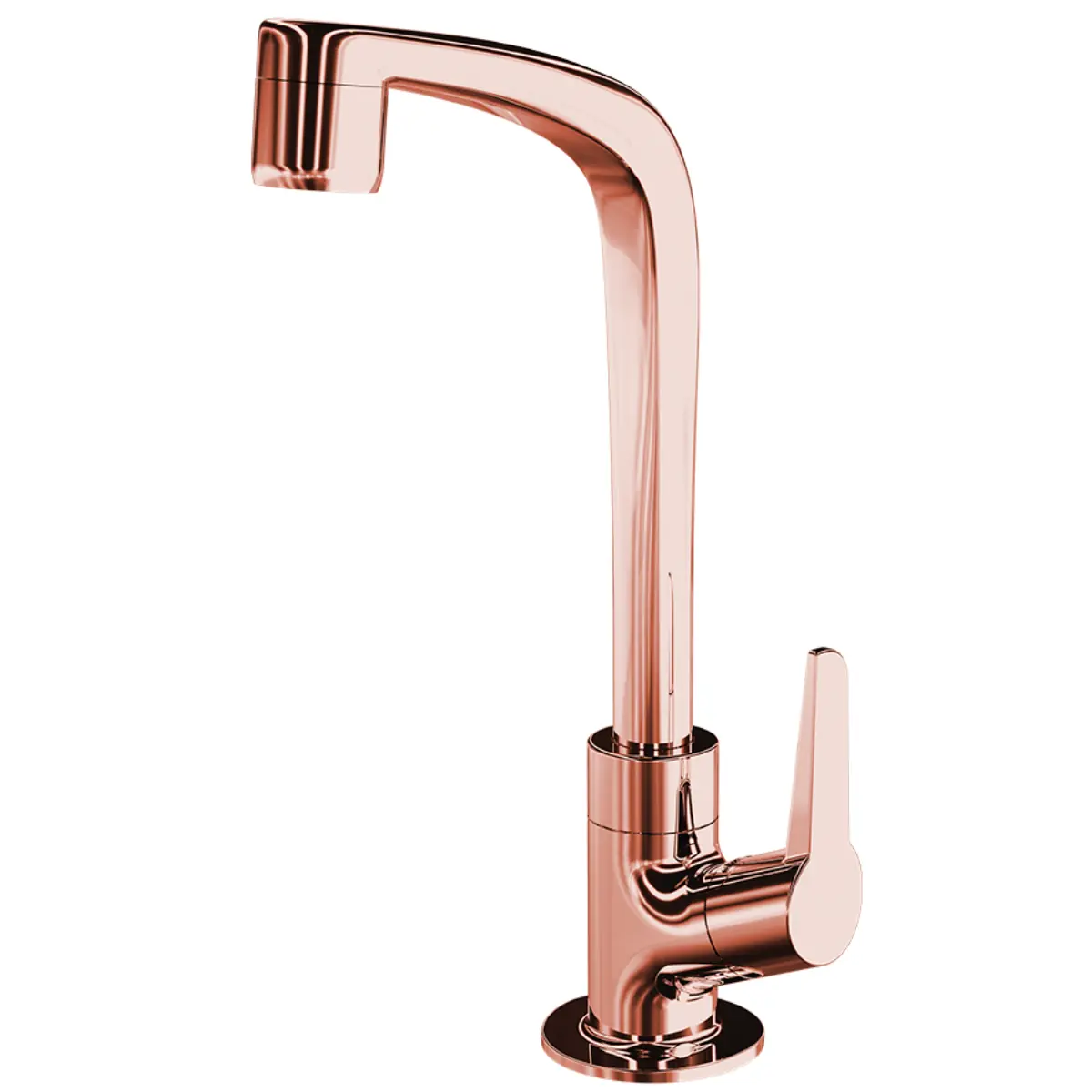 Torneira Banheiro Flatt Rose Gold 1195 F71 Rg - Lorenzetti