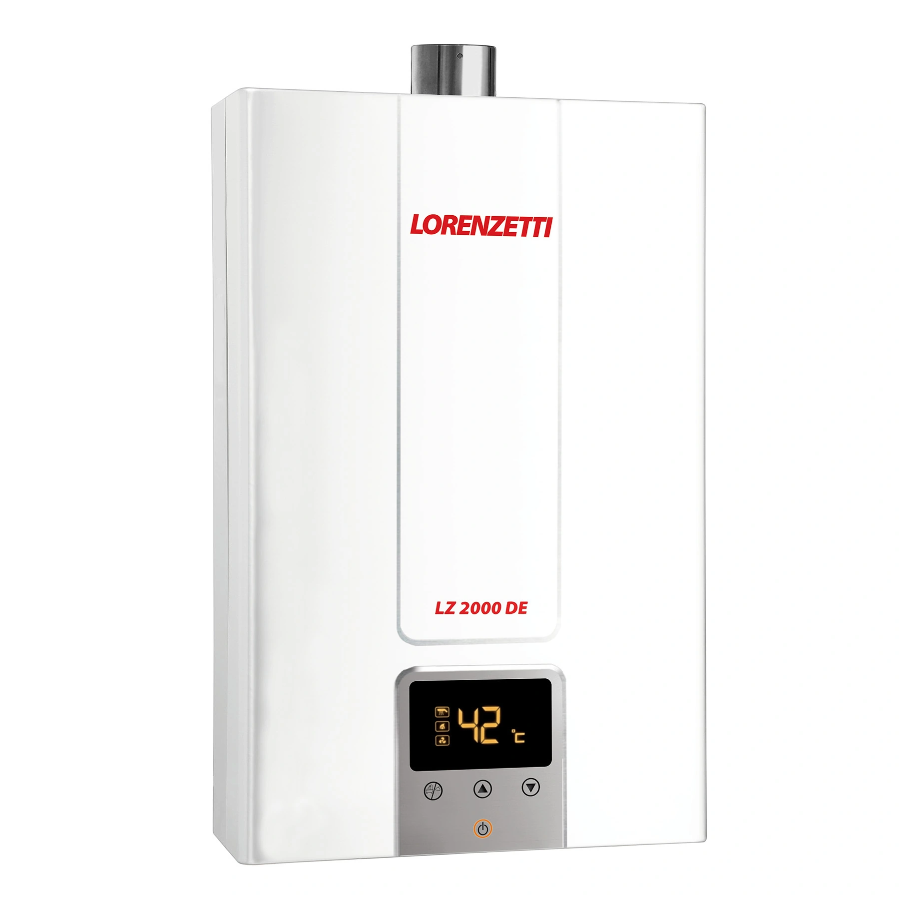 Aquecedor a Gás Lorenzetti 20L/min GN Display Digital Branco LZ 2000DE-B GN