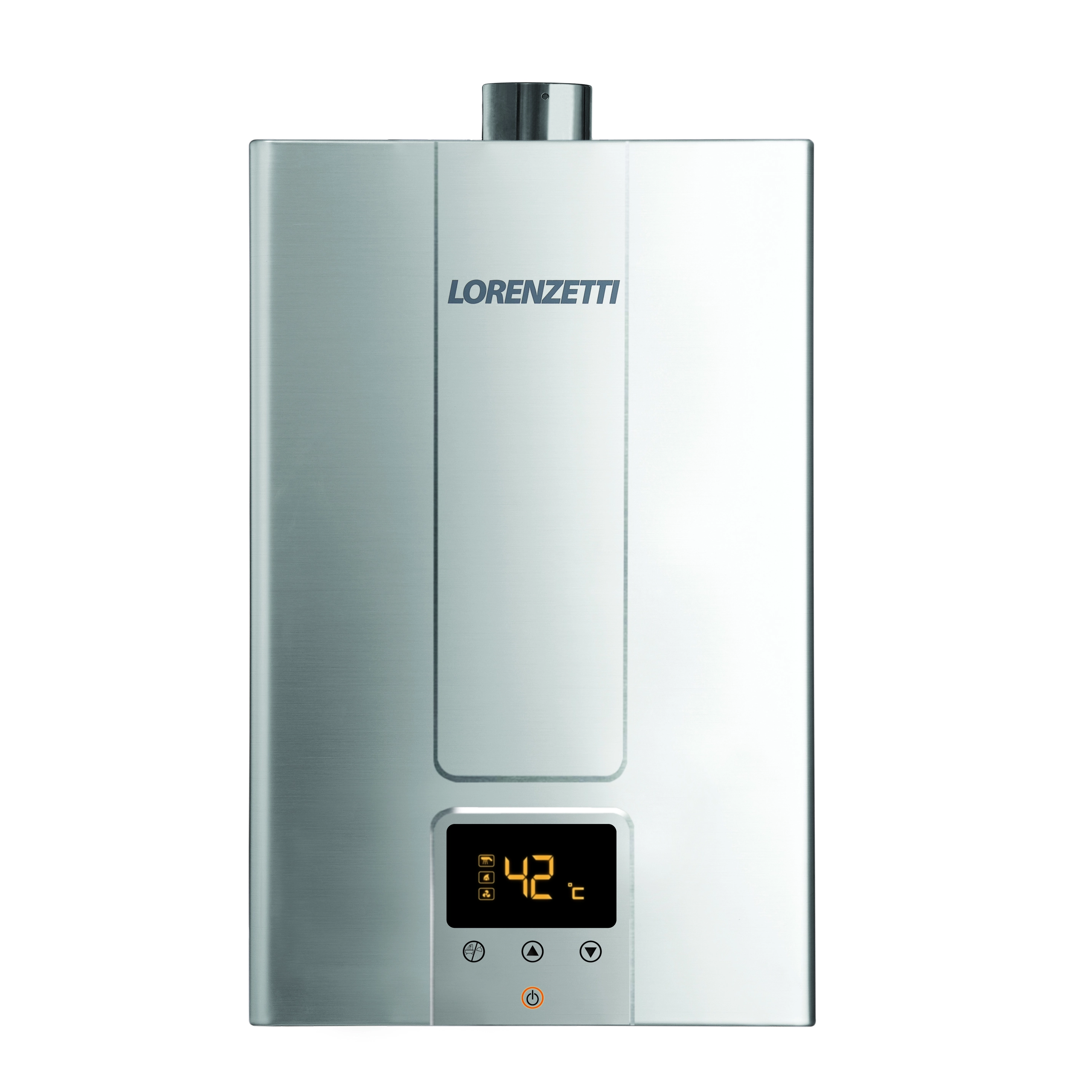 Aquecedor a Gás Lorenzetti 20L/min GN Display Digital Inox LZ 2000DE-I GN