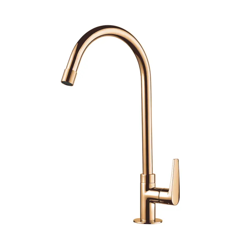 Torneira Para Cozinha Lorenzetti Joy 1167 R32 Rose Gold De Mesa