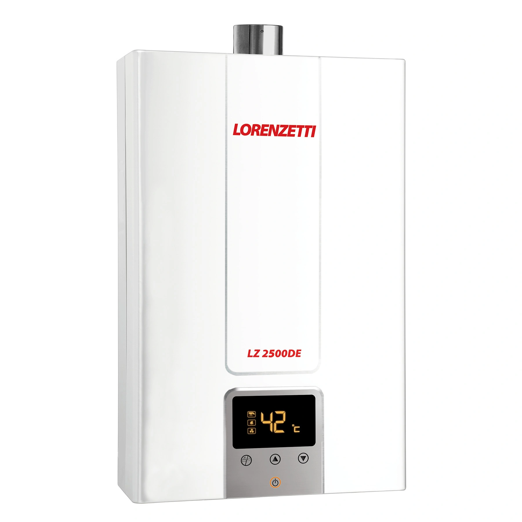 Aquecedor a Gás Lorenzetti 25L/min GN Display Digital Branco LZ 2500DE-B GN