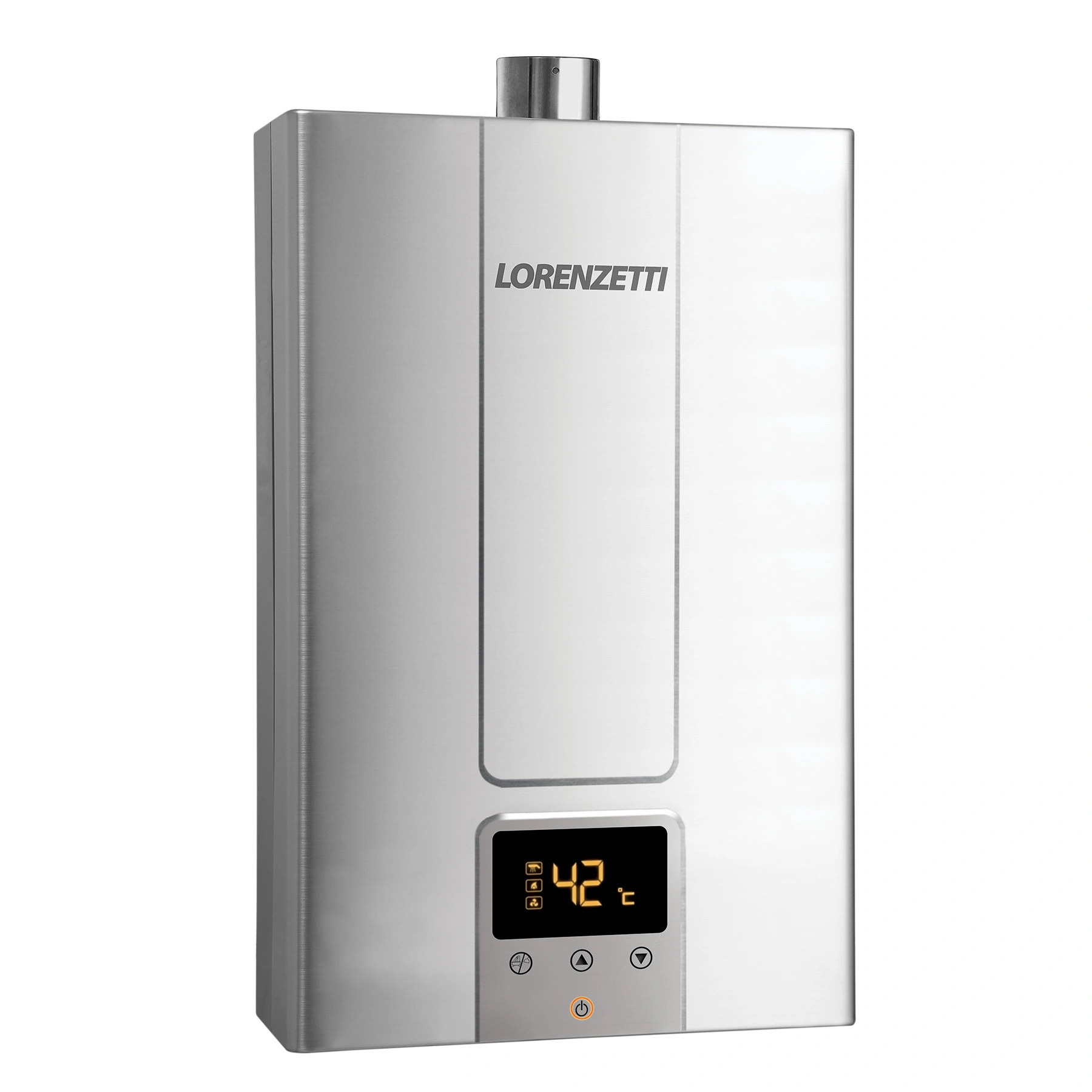 Aquecedor a Gás Lorenzetti 25L/min GN Display Digital Inox LZ 2500DE-I GN