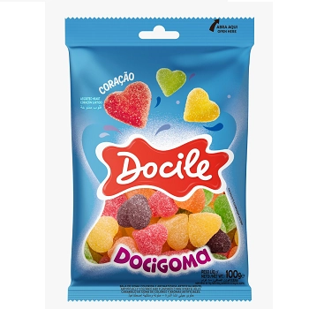 Balas De Goma Docile Docigoma Coração