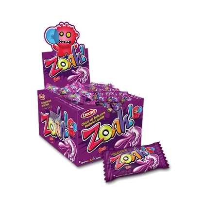 Chiclete Zoah 6g Uva