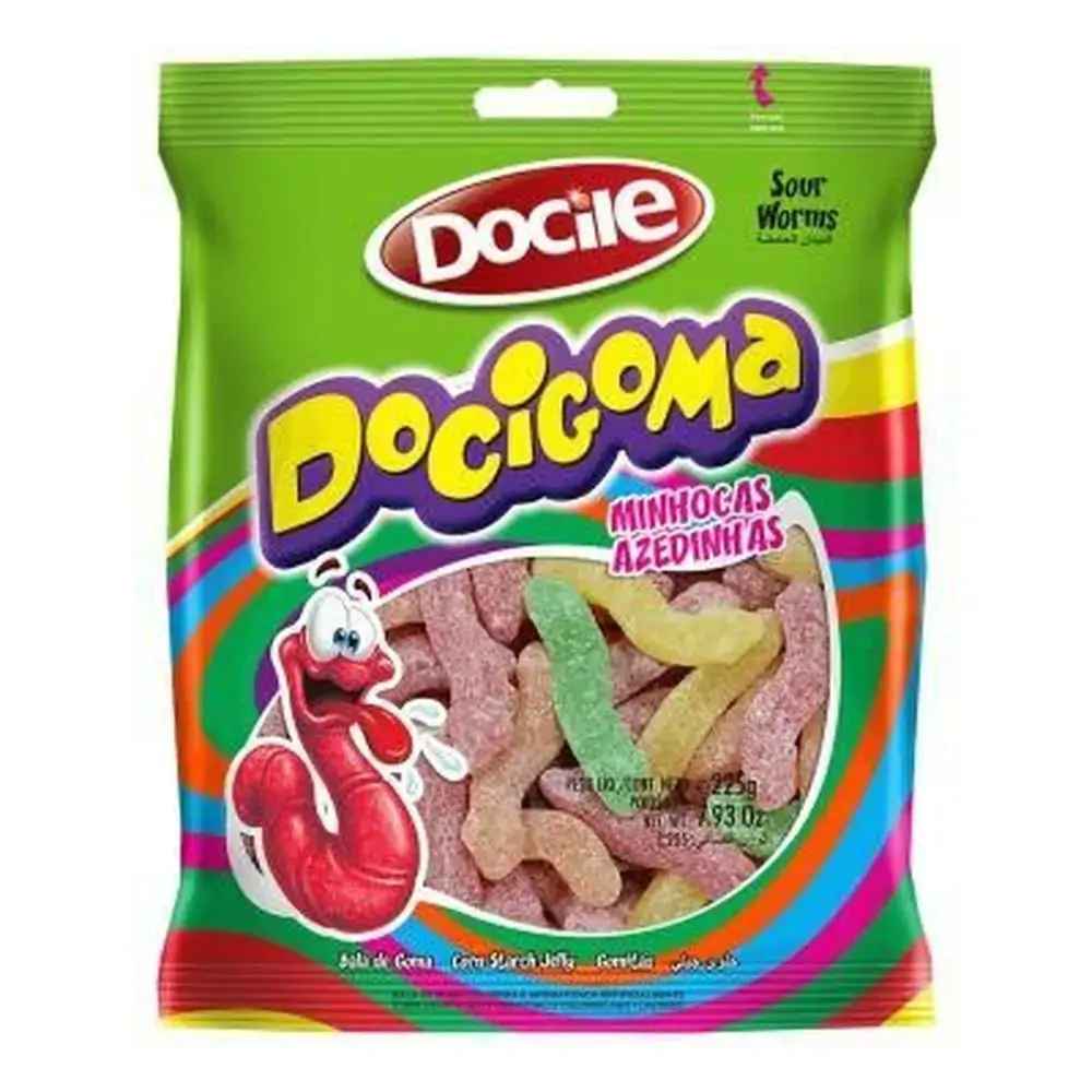 Goma Minhoca Docile