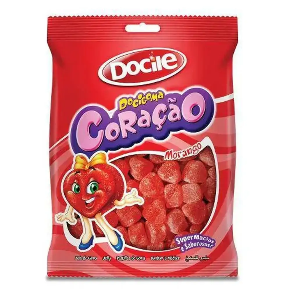 Bala Goma Docile Coracao