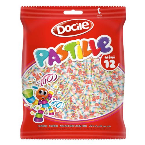 Pastilha Sortida Docile Pastille Mini Pacote 100g 12 Unidades