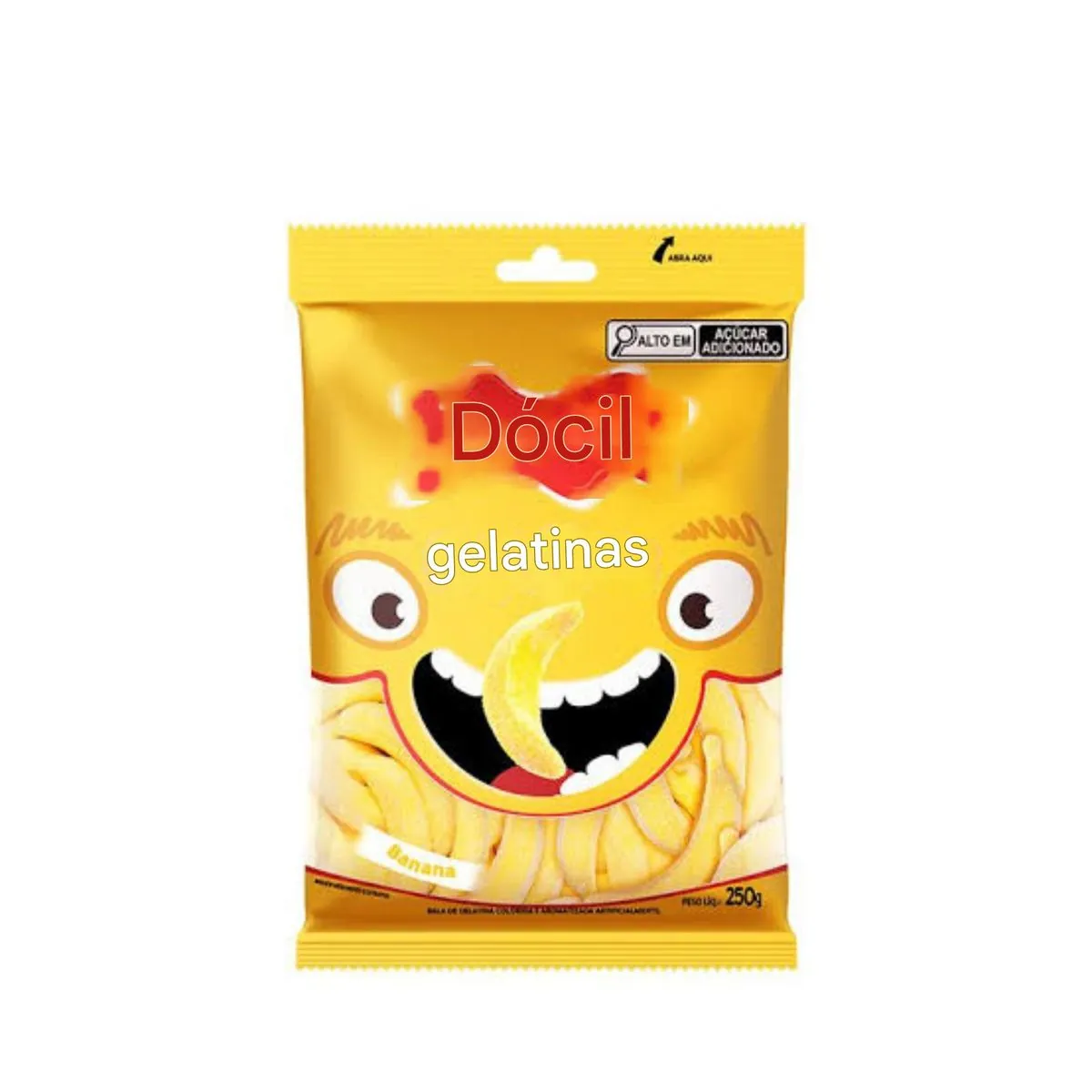 Bala Gelatines Docile Banana