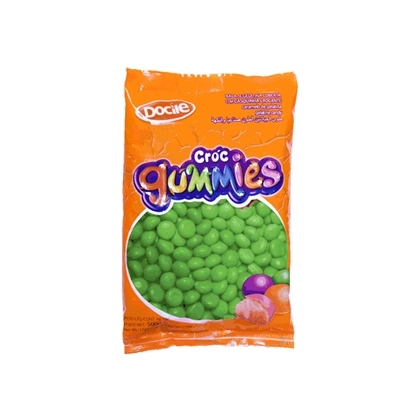 Bala Cróc Gummies Docile Verde