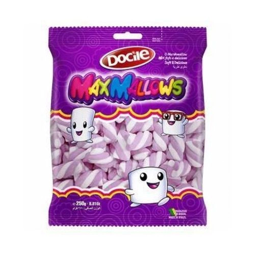 Marshmellows Docile Twist Roxo/bco 250g