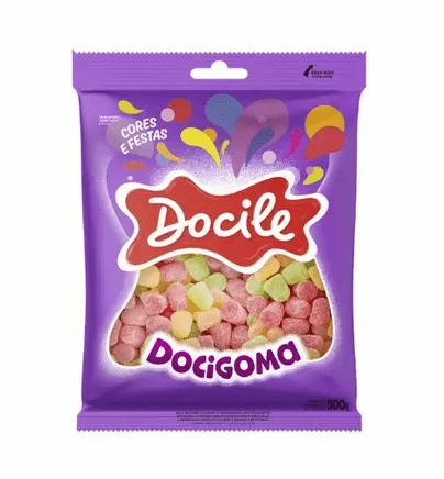 Bala Docigoma Mini Sino Sortido 500g