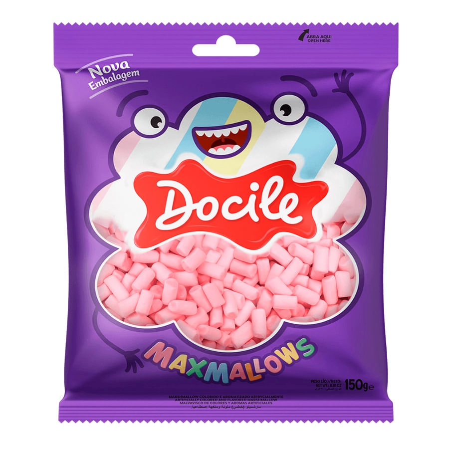 Marshmellows Docile M.tube Rosa Bau 150g