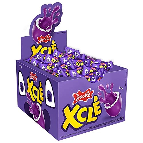 Chicle Docile Bola Zoah Uva 40/1un