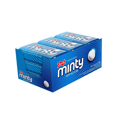 Pastilha Docile Minty Menta Fresh Zero 24g