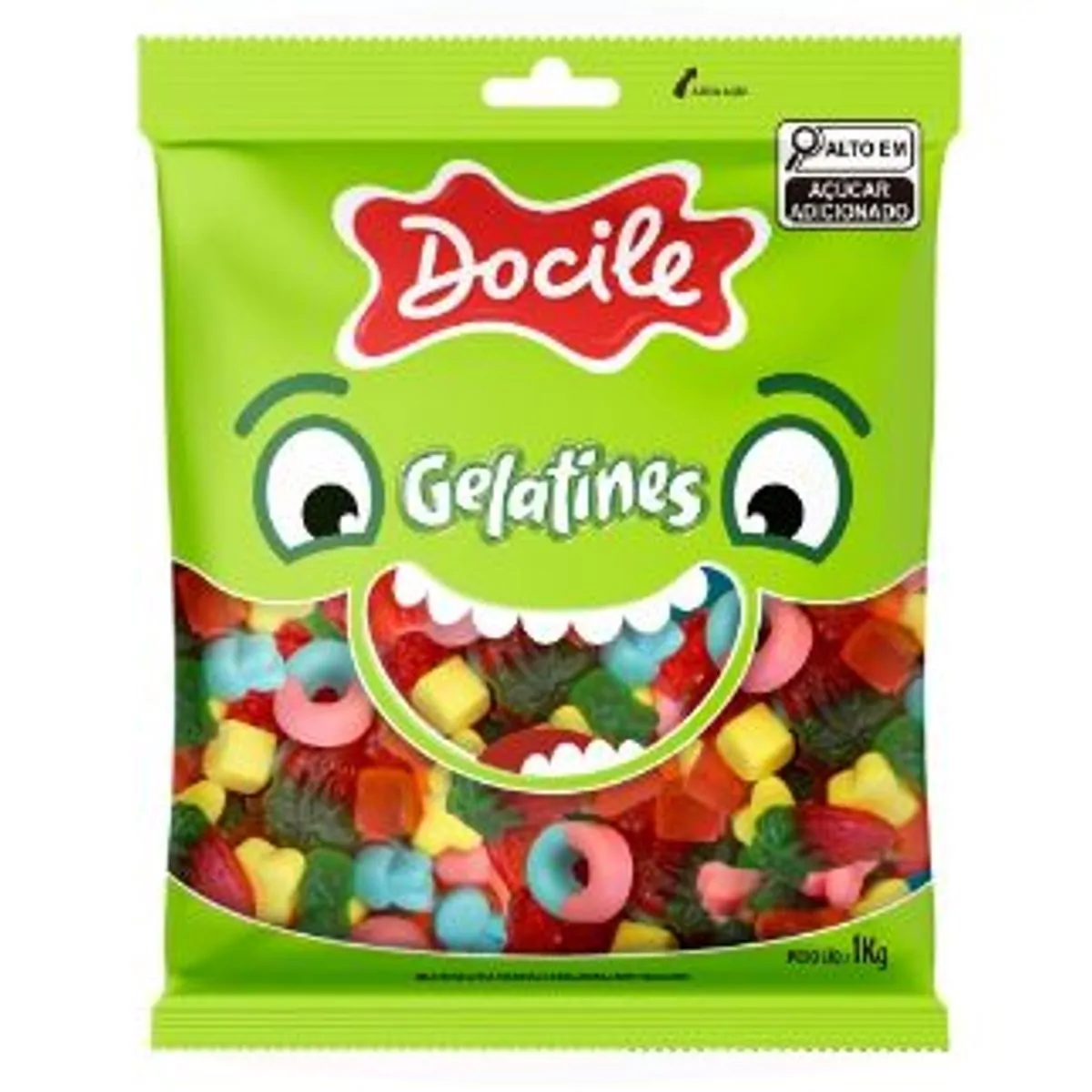 Bala De Gelatina Mix Docile Gelatines Pacote 1kg