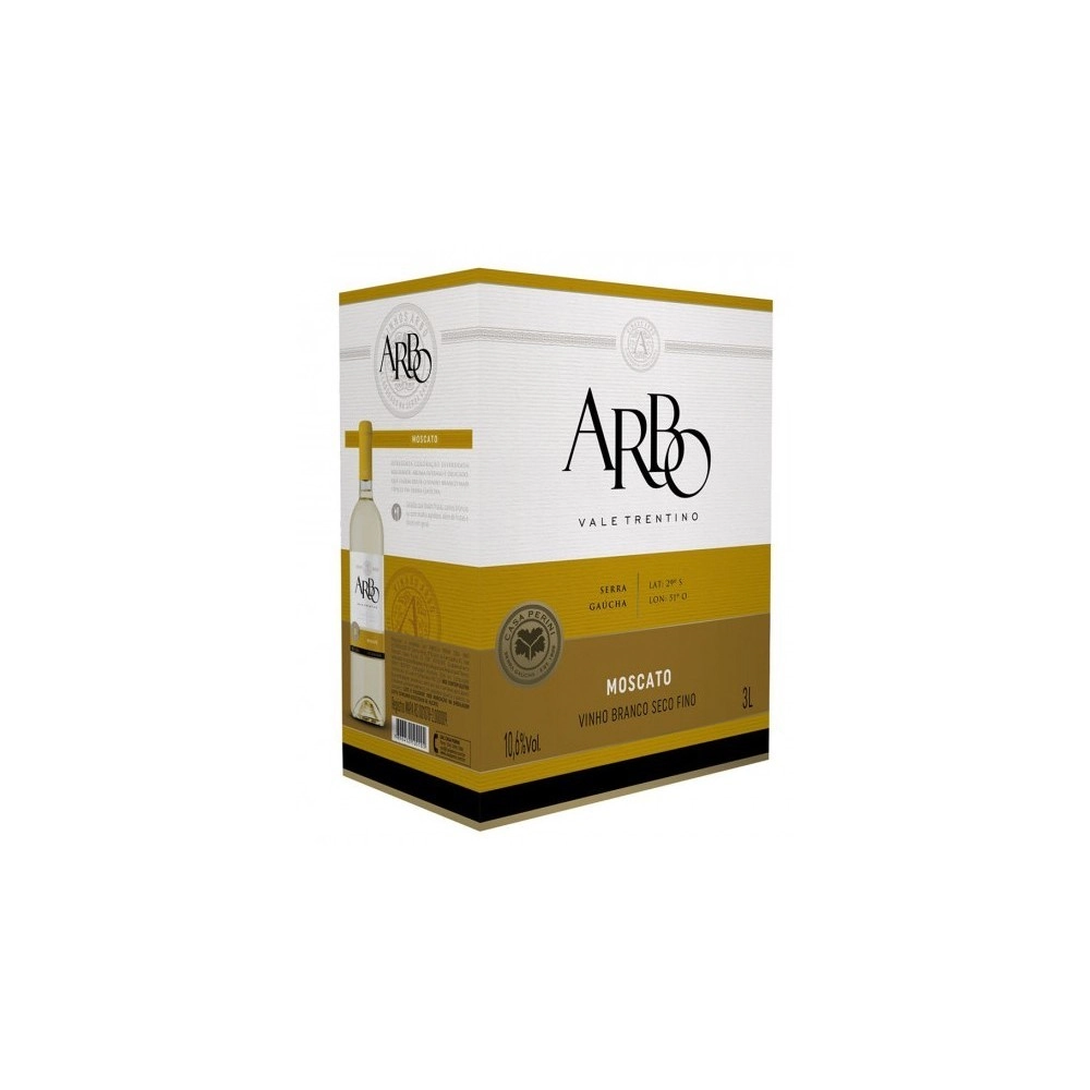 Vinho Casa Perini Arbo Moscato Bag in Box 3 Lt