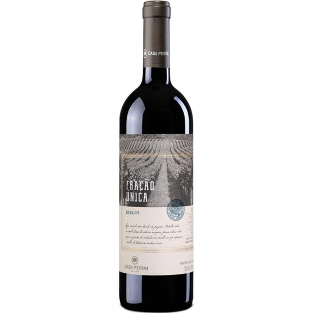 Vinho Brasileiro Tinto FRAÇÃO ÚNICA Merlot Garrafa 750ml