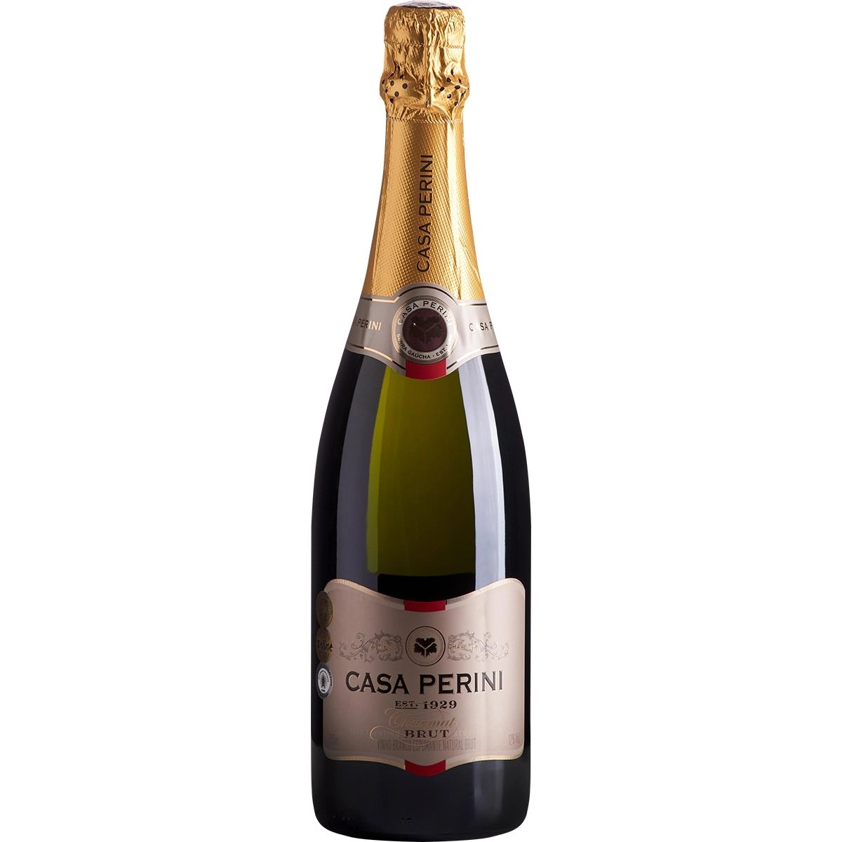 Vinho Espumante Nacional Brut Charmat CASA PERINI Garrafa 750ml