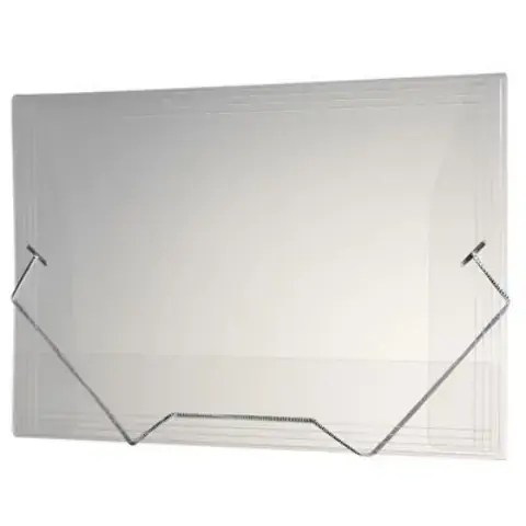 Pasta Plastica Elast Oficio Transparente