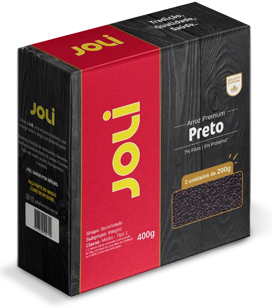 Arroz Preto Joli 400g