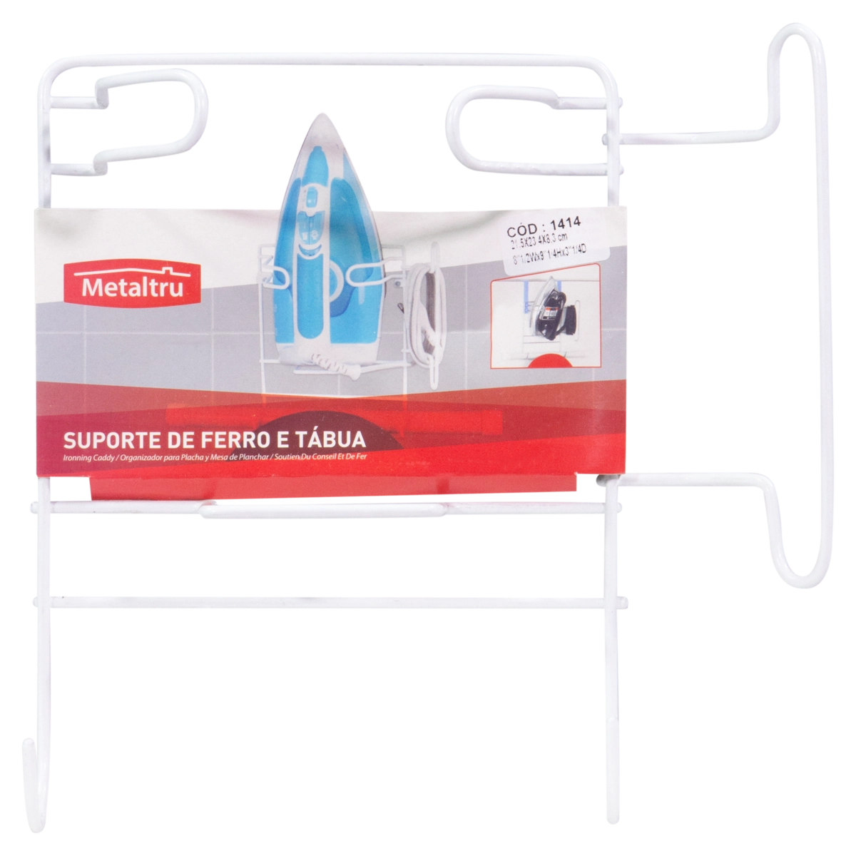 Suporte Para Ferro E Tábua De Passar Metaltru