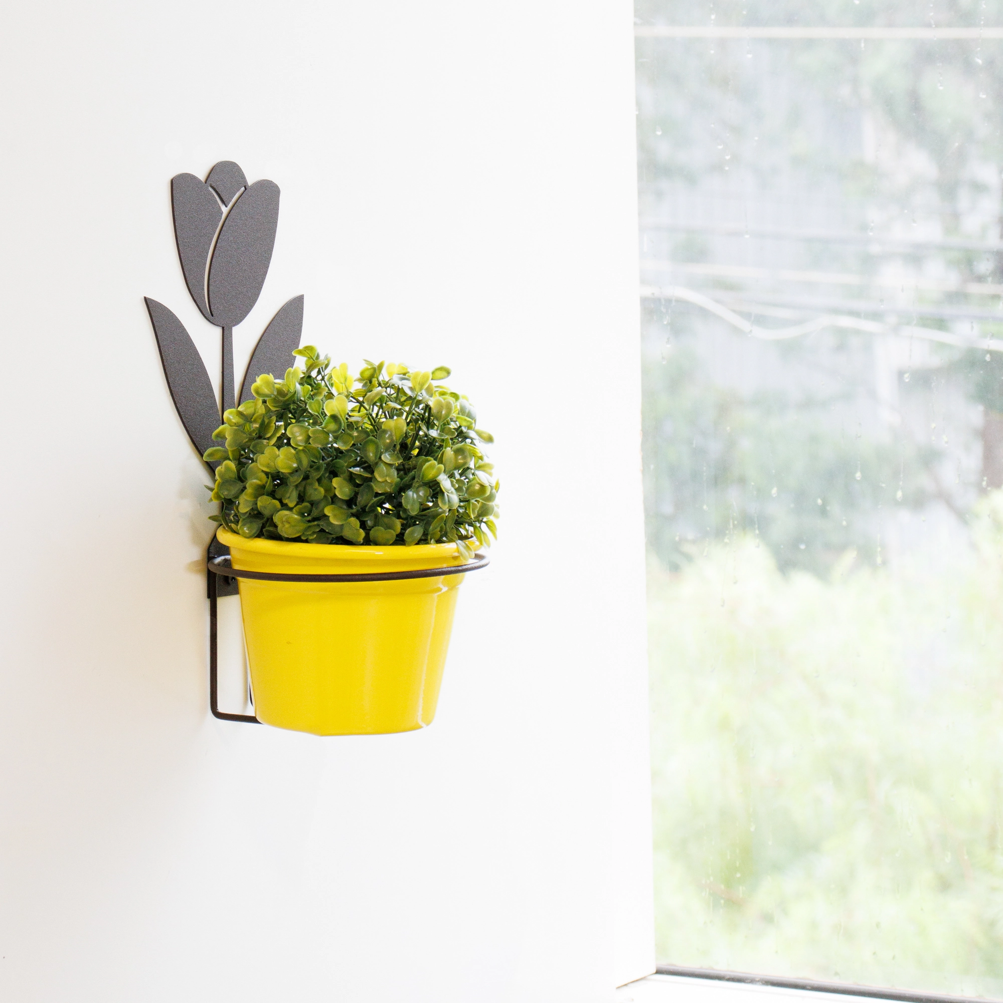 Suporte Planta Flor Corten 1668.40 Metaltru