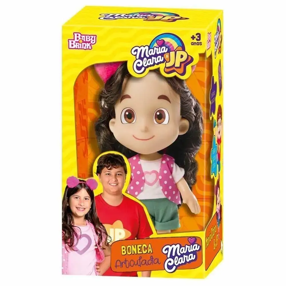Boneca Articulada - 27 Cm - Maria Clara e JP - Maria Clara - BabyBrink