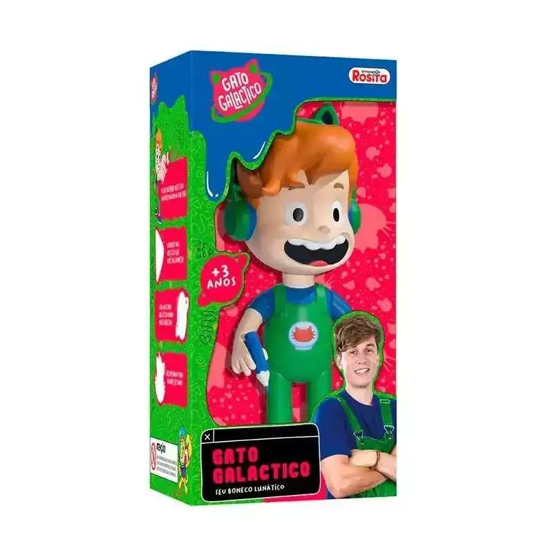Boneco Articulado - 27 Cm - Gato Galáctico - Novabrink