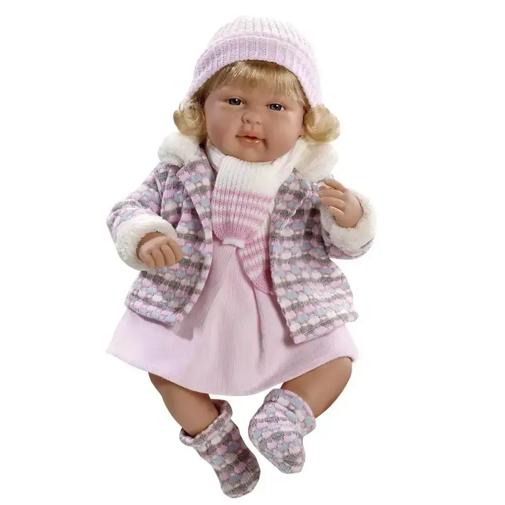 Boneca Bebê - 40 Cm - Elegance - Baby July - Novabrink