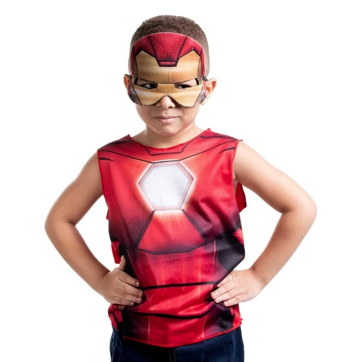 Fantasia Infantil Homem De Ferro M Novabrink