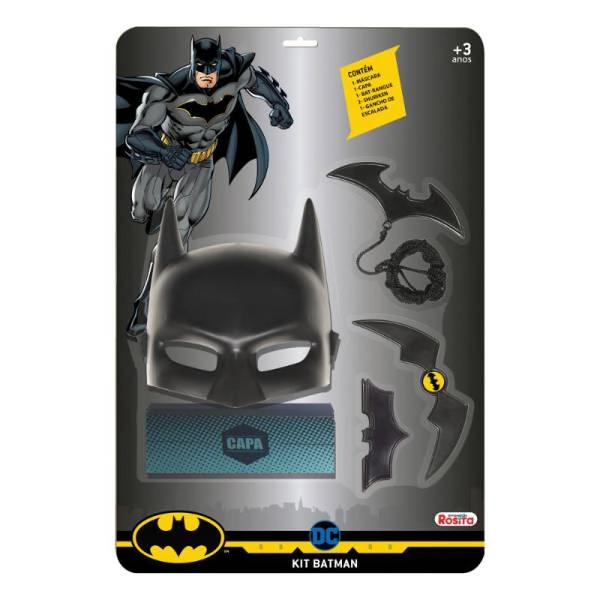 Kit Acessórios Batman - DC Comics - Novabrink