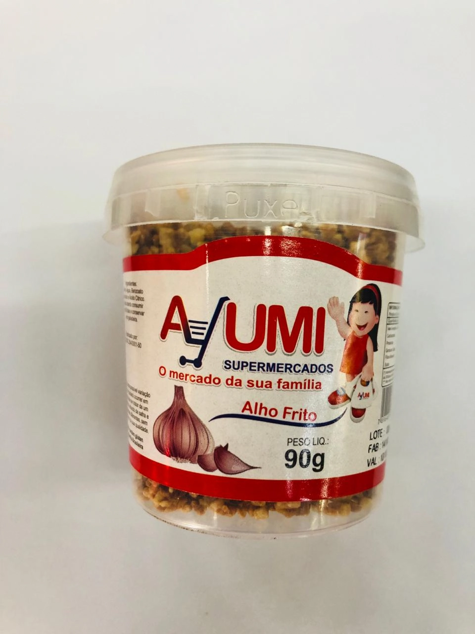 Alho Ayumi 90g Frito Pote