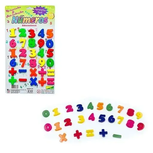 Brincando e Aprendendo Números 30 Peças Ótimo Para Ensinar, Pica Pau 333, +3 Anos - 6193