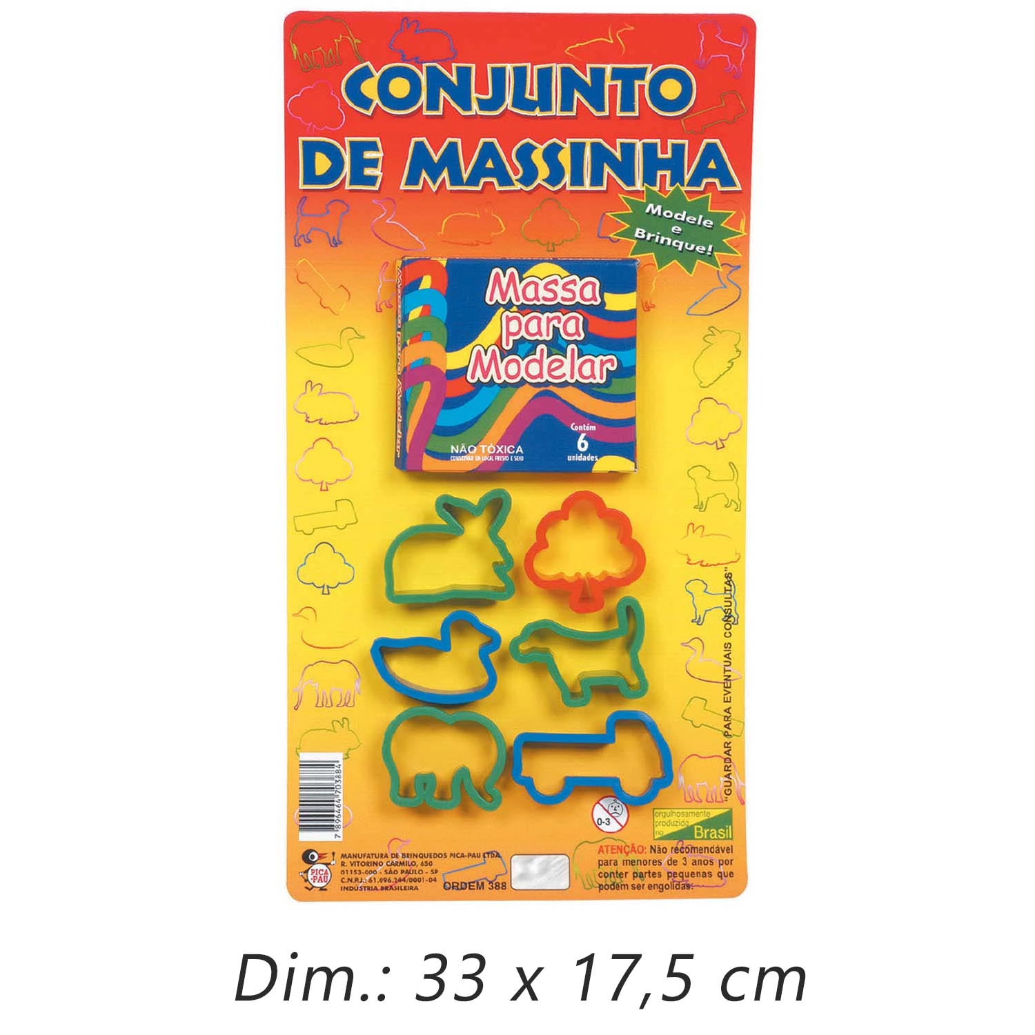 Brinq Pica Pau Massa P/modelar