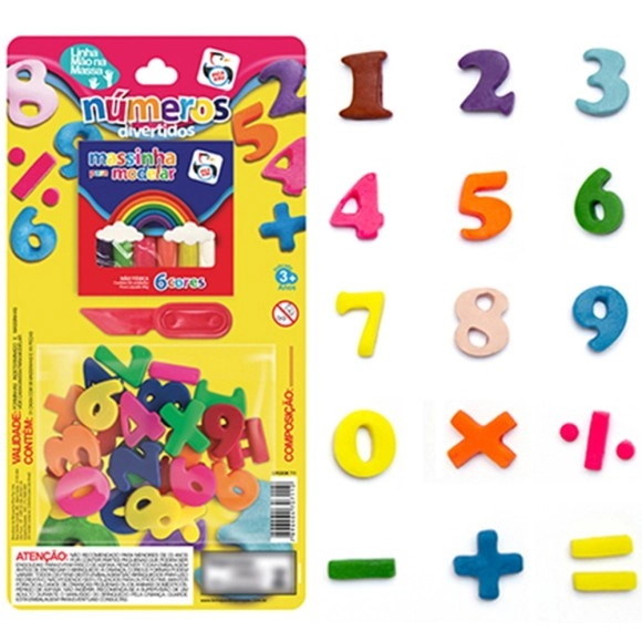 Brinq Cj Massinha Numeros C 26pc