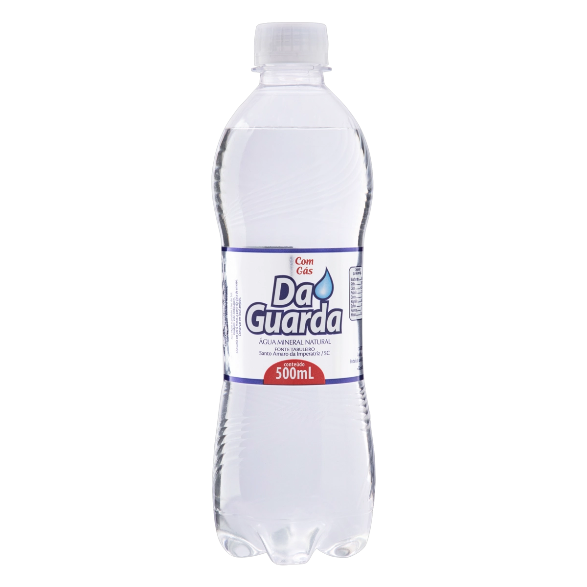 água Mineral Natural Com Gás Daguarda Garrafa 500ml