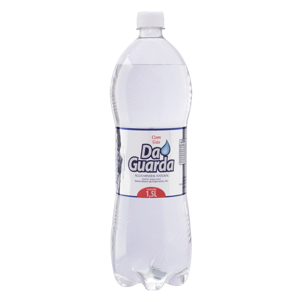 água Mineral Natural Com Gás Daguarda Garrafa 1,5l